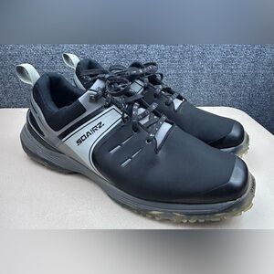 Sqairz Speed Men’s Gold Shoes Size 13 Black Gray